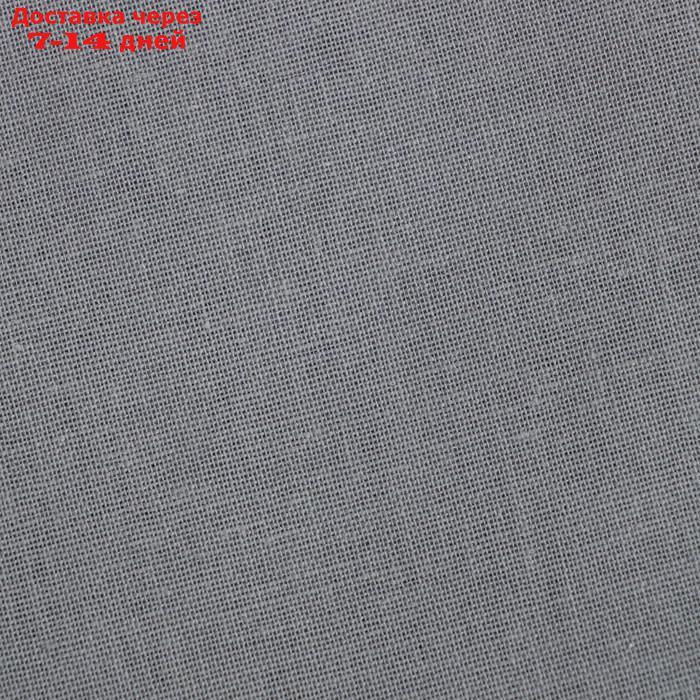 Простыня Этель 200*220 см, цв. серый, поплин, 100 % хлопок - фото 2 - id-p218621682