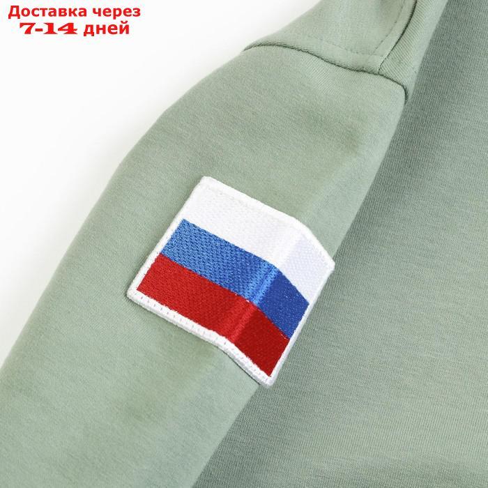 Толстовка Putin team, зелёная, размер 54-56 - фото 5 - id-p218621803