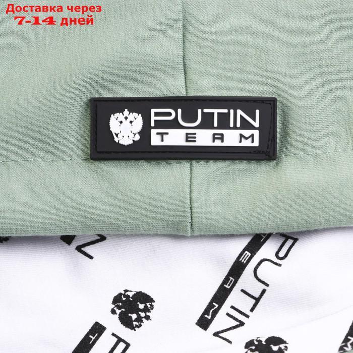 Толстовка Putin team, зелёная, размер 54-56 - фото 9 - id-p218621803