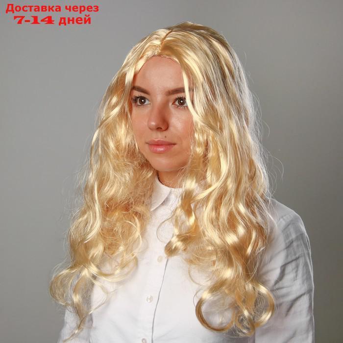 Карнавальный парик "Блондинка", длинные волосы, 140 г - фото 1 - id-p218620930