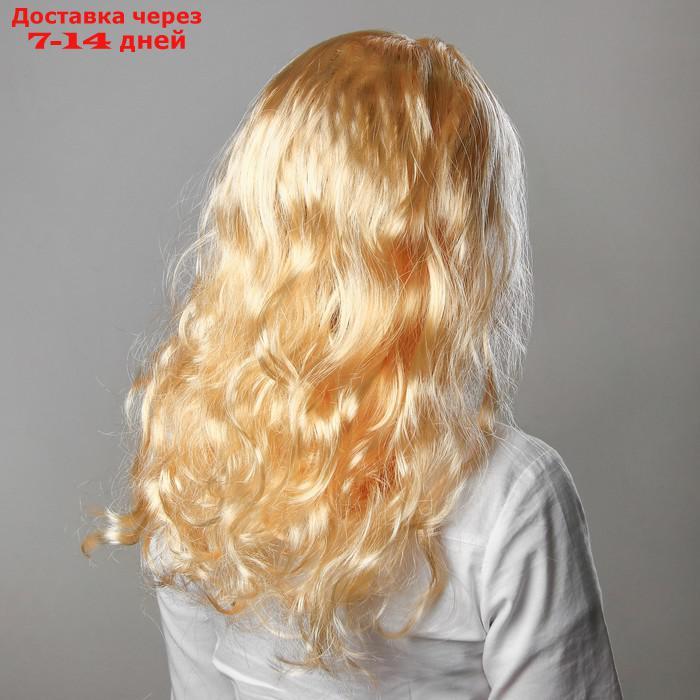 Карнавальный парик "Блондинка", длинные волосы, 140 г - фото 2 - id-p218620930