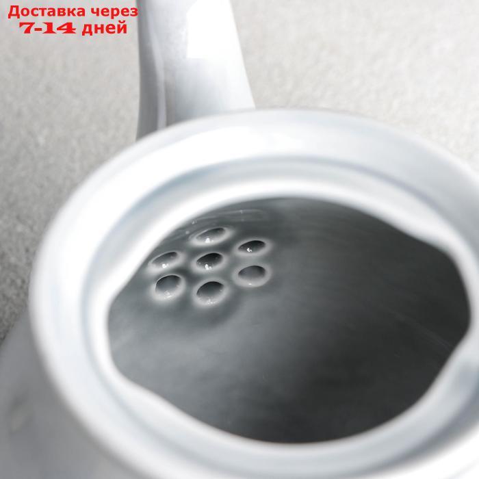 Чайник "Акварель", 400 мл, цвет светло-серый - фото 5 - id-p218620056