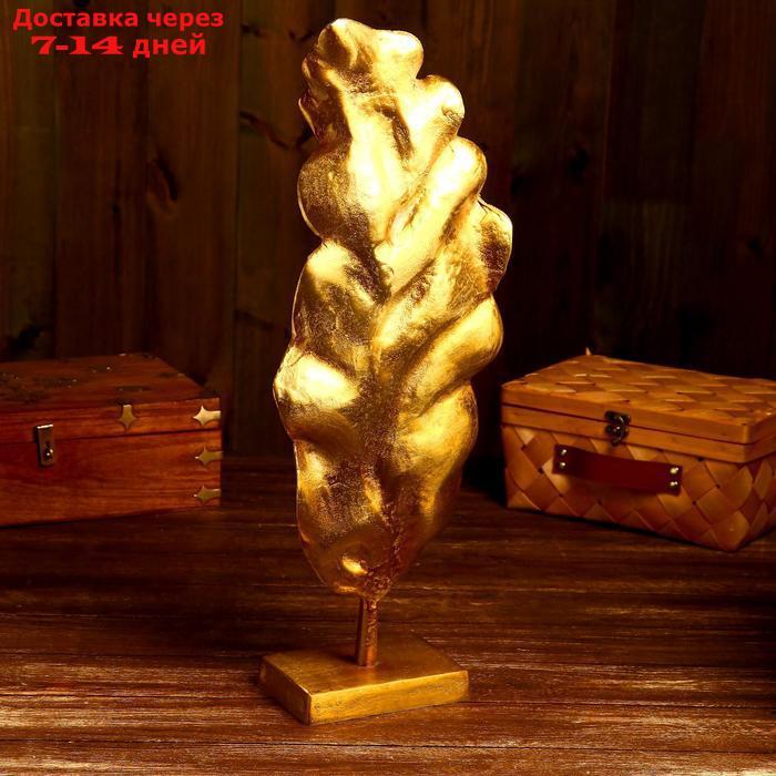 Сувенир "Лист дерева" алюминий 23х10х60 см - фото 3 - id-p218620946