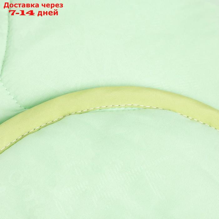 Одеяло 140*205 см, 300 гр/см2, бамбуковое волокно, микрофибра, цвет зелёный - фото 3 - id-p218620951