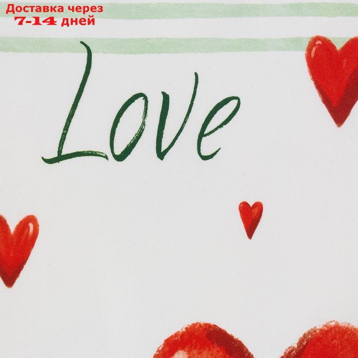Набор "Love" полотенце 40х73см, саржа 190гр/м2, формочки для печенья - фото 3 - id-p218620085