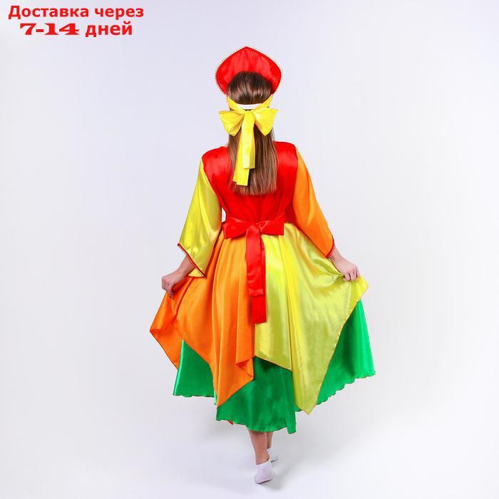 Карнавальный костюм "Осень", платье, кокошник, р. 42-44 - фото 2 - id-p218620093