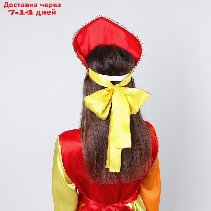 Карнавальный костюм "Осень", платье, кокошник, р. 42-44 - фото 3 - id-p218620093