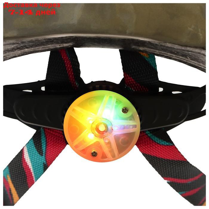 Детский велосипедный шлем, размер 51-55CM, 028-M771, цвет чёрный - фото 6 - id-p218621161