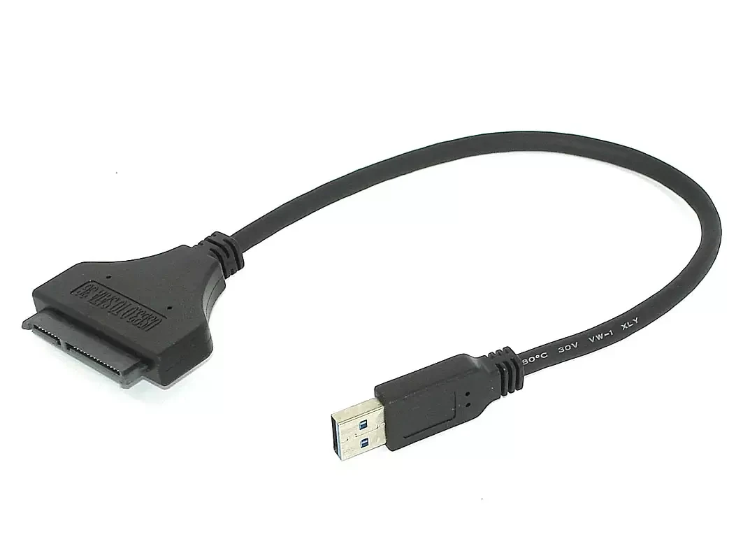 Переходник SATA на USB 3.0 на шнурке 30см DM-685 - фото 1 - id-p218641034