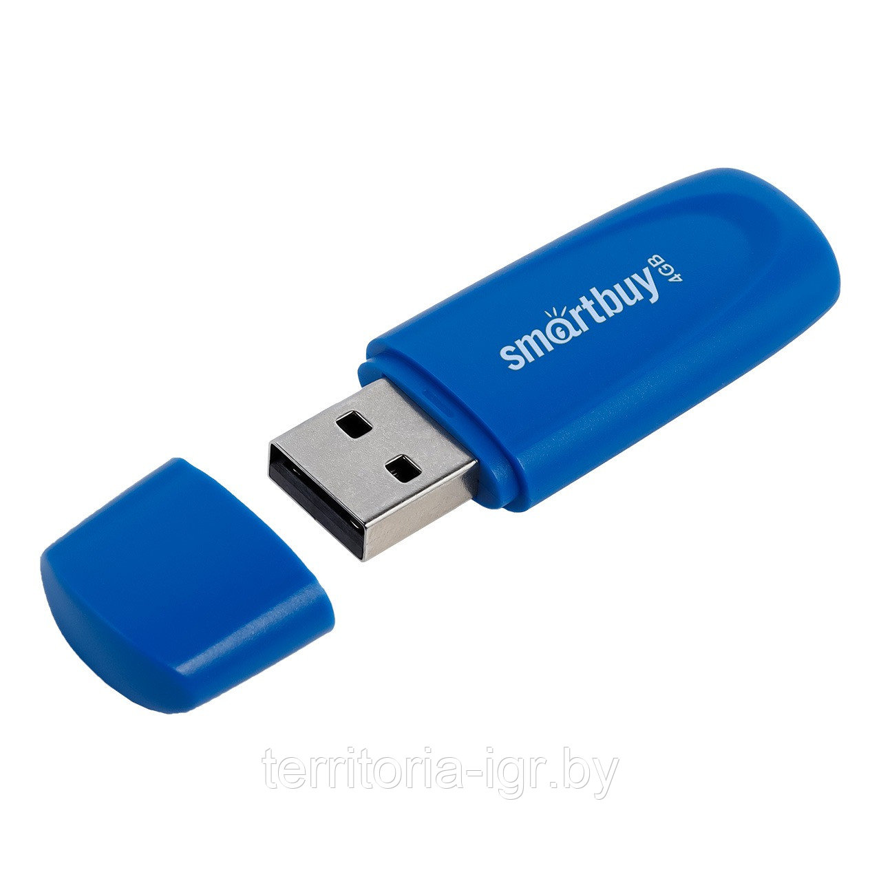 USB-накопитель 8Gb Scout SB008GB2SCB голубой Smartbuy - фото 2 - id-p218641278