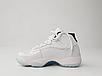 Баскетбольные кроссовки Air Jordan 11 Retro white, фото 3