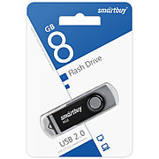 USB-накопитель 8Gb Twist SB008GB2TWK черный Smartbuy