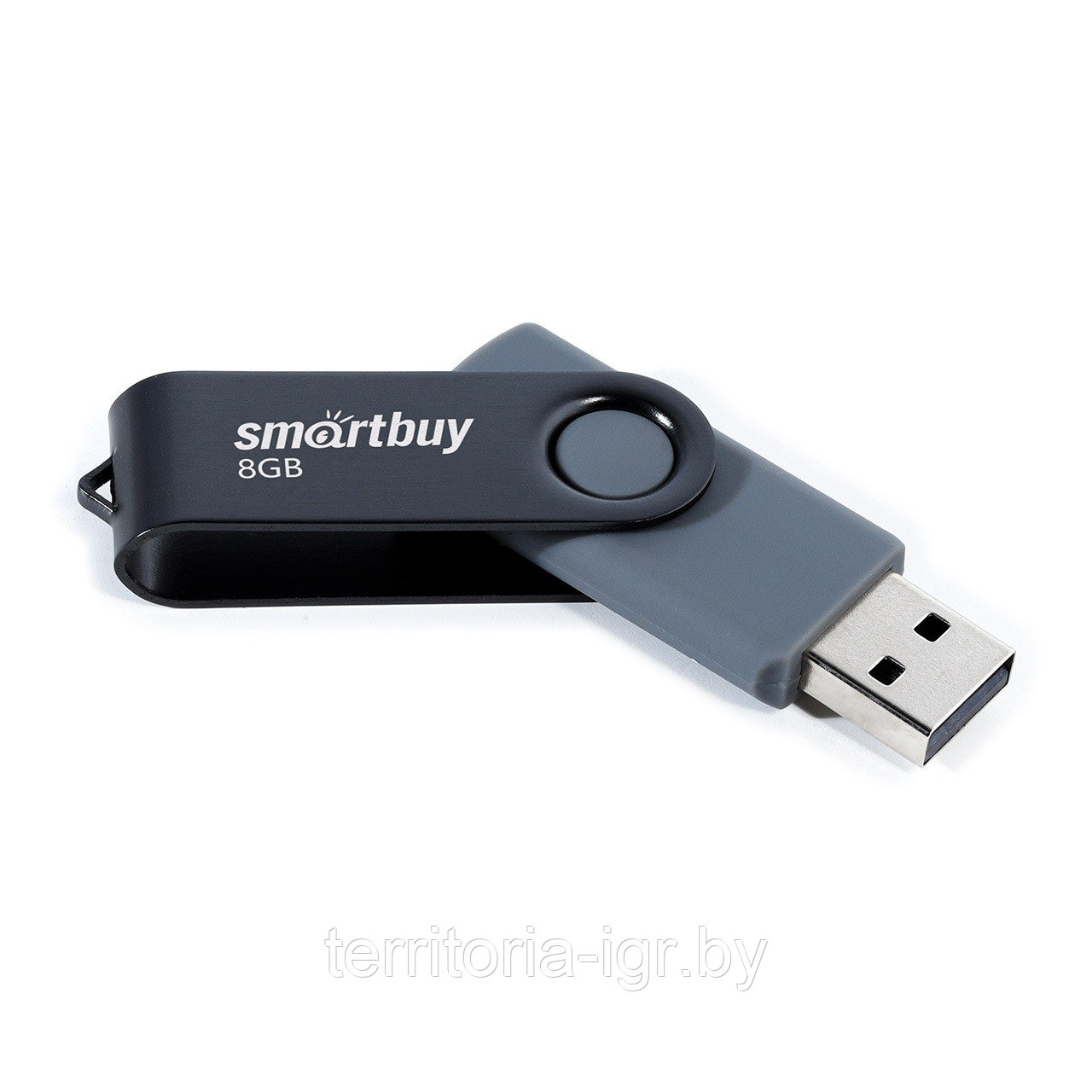 USB-накопитель 8Gb Twist SB008GB2TWK черный Smartbuy - фото 2 - id-p218641329