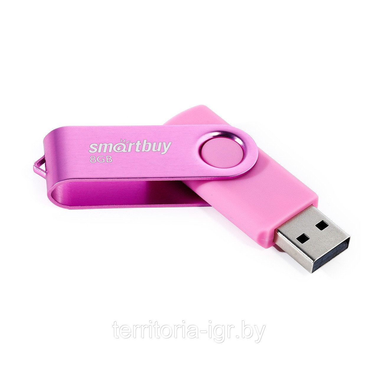 USB-накопитель 8Gb Twist SB008GB2TWP розовый Smartbuy - фото 3 - id-p218641343