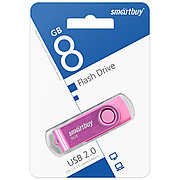 USB-накопитель 8Gb Twist SB008GB2TWP розовый Smartbuy