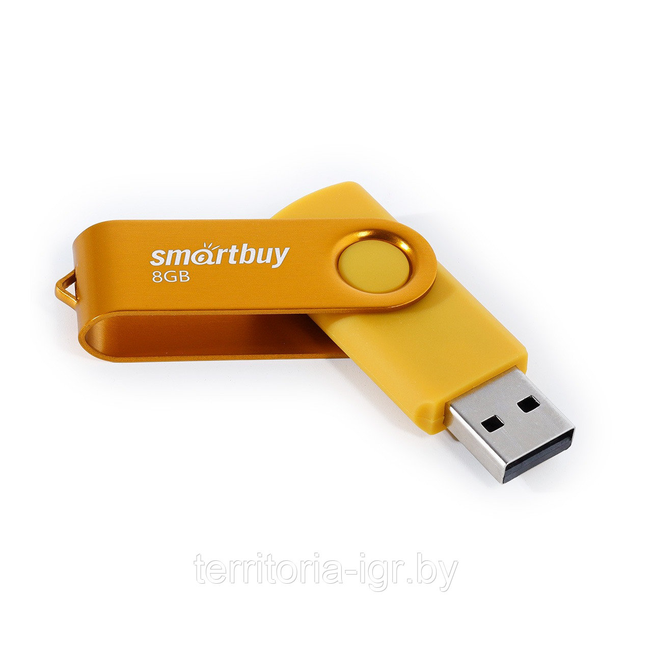USB-накопитель 8Gb Twist SB008GB2TWY желтый Smartbuy - фото 2 - id-p218641347