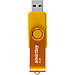 USB-накопитель 8Gb Twist SB008GB2TWY желтый Smartbuy, фото 3