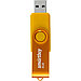 USB-накопитель 8Gb Twist SB008GB2TWY желтый Smartbuy, фото 3