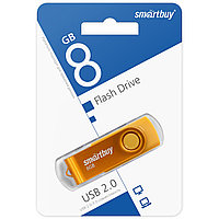 USB-накопитель 8Gb Twist SB008GB2TWY желтый Smartbuy