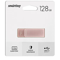 USB-накопитель 128Gb M1 Metal Apricot SB128GM1A USB 3.0 металл розовый Smartbuy