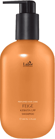 Lador Парфюмированный шампунь для волос с кератином KERATIN LPP SHAMPOO FEIGE, 350 мл - фото 1 - id-p218642489