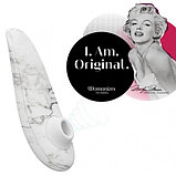 Бесконтактный стимулятор клитора Womanizer Marilyn Monroe мраморно-белый, фото 4
