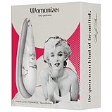 Бесконтактный стимулятор клитора Womanizer Marilyn Monroe мраморно-белый, фото 10