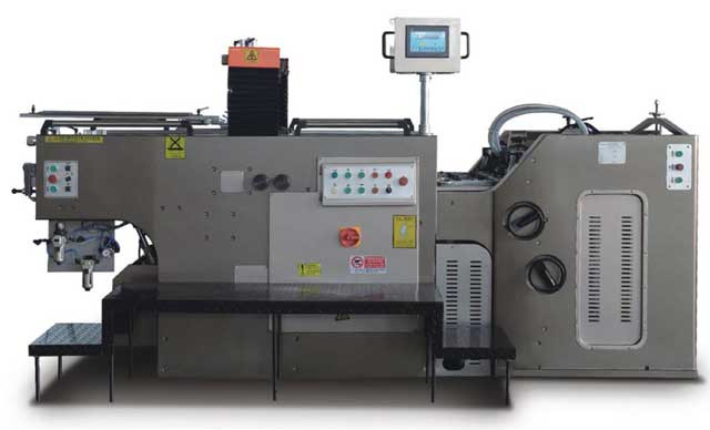 JB-720A - стопцилиндровая автоматическая шелкотрафаретная печатная машина