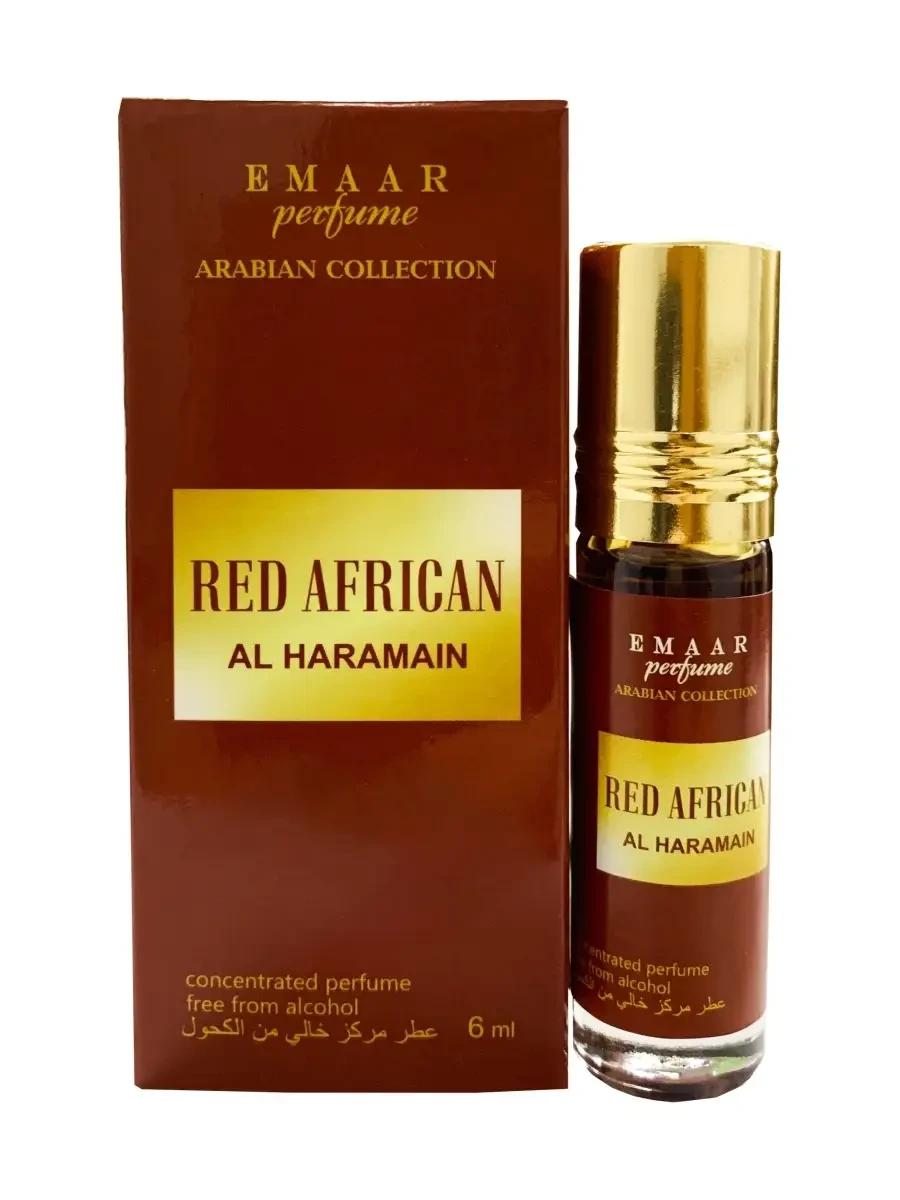 Арабские масляные духи Red African, Emaar 6 мл ОАЭ