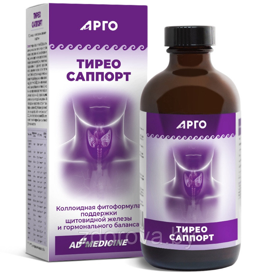 Тирео Саппорт коллоидный (Восполняет недостаток йода, поддержка щитовидной железы) - фото 1 - id-p150258354
