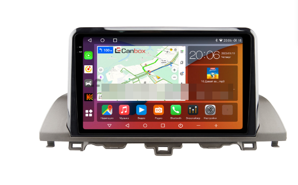 Штатная магнитола OEM для Honda Accord 10 (2017-2022) (глянец) 8/256 Android 10 CarPlay экран 2K