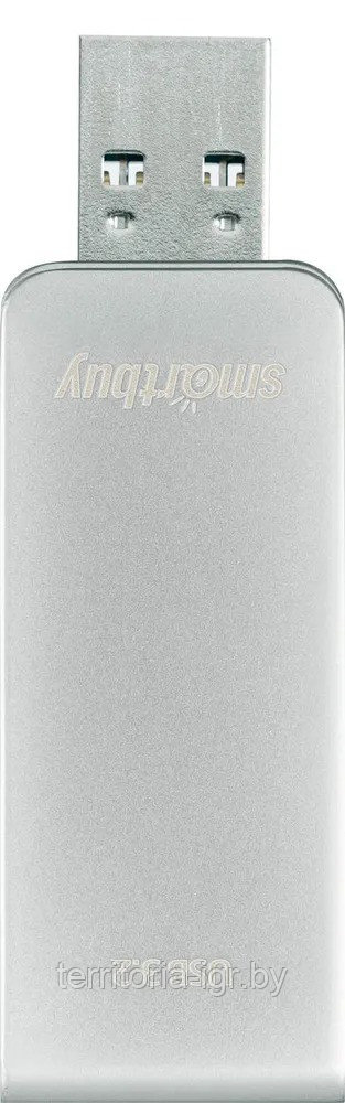 USB-накопитель 128Gb M1 Metal Grey SB128GM1G USB 3.0 металл серый Smartbuy - фото 2 - id-p218657909