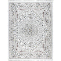 Ковёр прямоугольный Kirmanshah 38860A, размер 80x150 см, цвет white/white