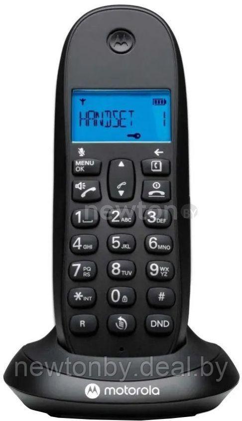 Радиотелефон Motorola C1001CB+ (черный) - фото 1 - id-p218661444