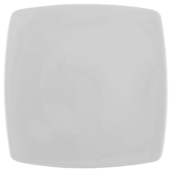 Тарелка квадратная фарфоровая «Бельё», d=19 см - фото 1 - id-p218661839