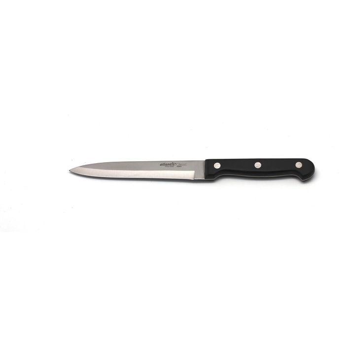 Нож кухонный Atlantis, цвет чёрный, 12 см - фото 1 - id-p218662178