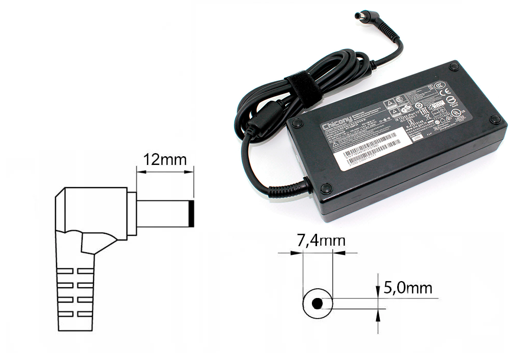 Оригинальная зарядка (блок питания) для ноутбука Acer Predator gtx 1070, A12-230P1A, 230W штекер 7.4x5.0 мм