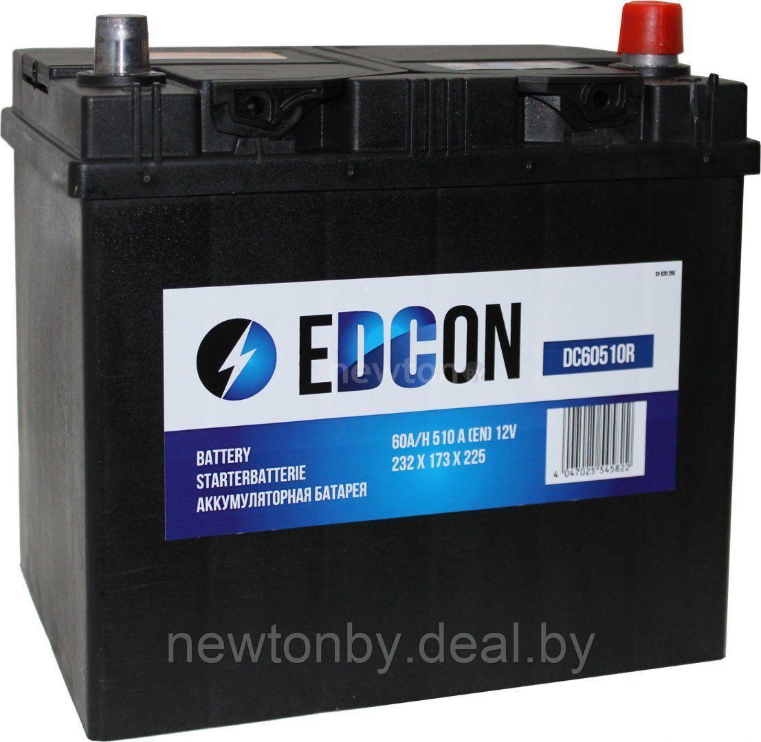 Автомобильный аккумулятор EDCON DC60510R (60 А·ч) - фото 1 - id-p218662689