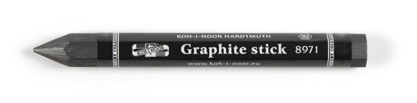 KOH-I-NOOR 8971/6B (12) Толстый чернографитный карандаш без дерева, L=120м, R=10,5мм - фото 1 - id-p218662749