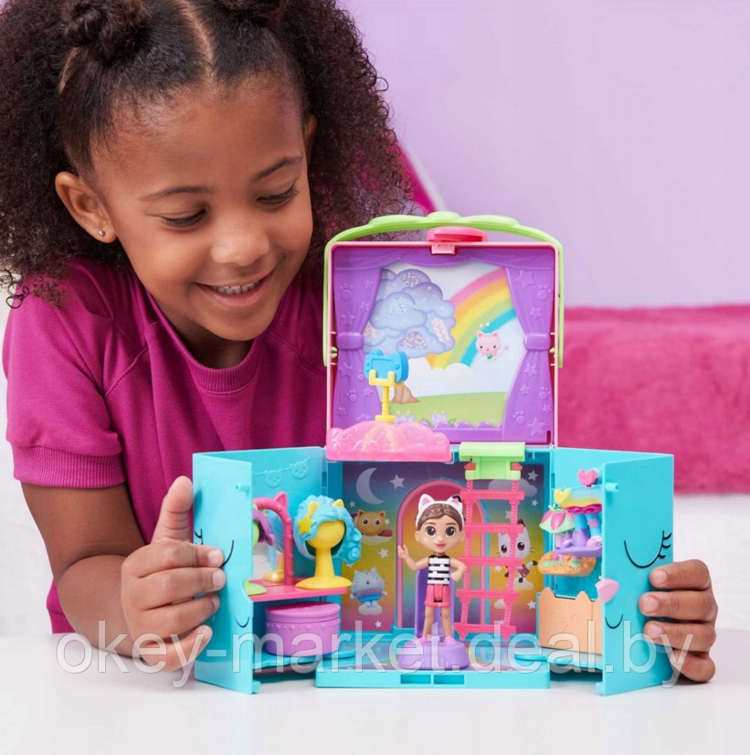 Игровой набор Spin Master Gabby's Dollhouse Радужный гардероб с фигуркой и аксессуарами 6064153 - фото 8 - id-p218663730