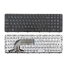 Клавиатура для ноутбука HP 15-e, 15-g, 15-n, с рамкой, черная