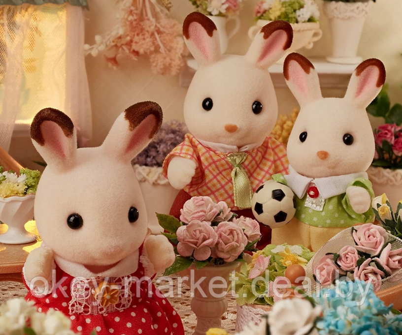 Набор Sylvanian Families Семейство Шоколадных кроликов 5655 - фото 5 - id-p71066011