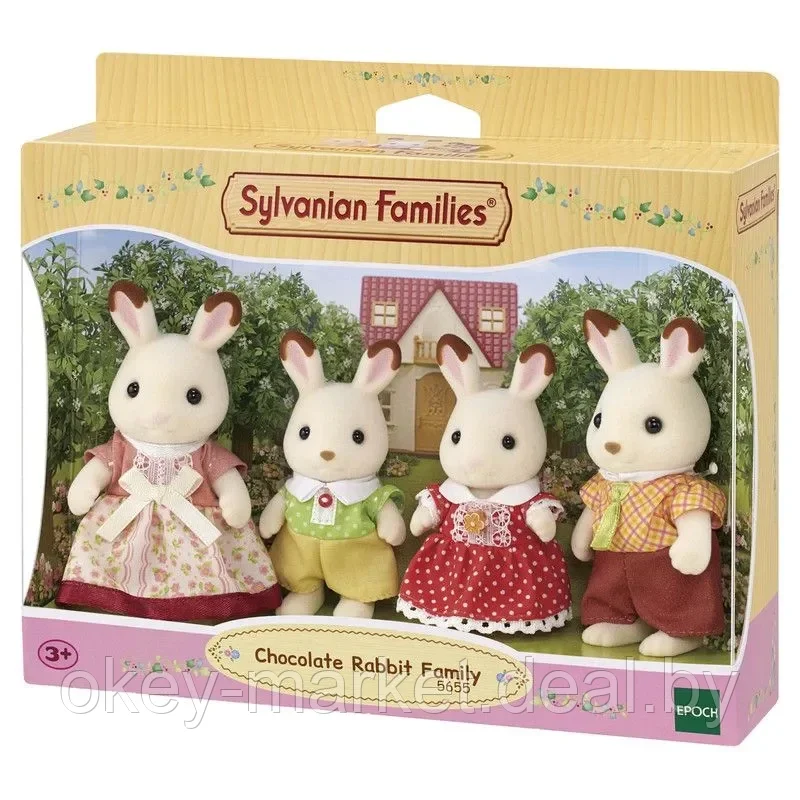 Набор Sylvanian Families Семейство Шоколадных кроликов 5655 - фото 1 - id-p71066011