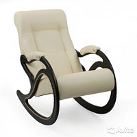 Кресло-качалка Модель 7 экокожа Орегон 106 (Перламутр)
