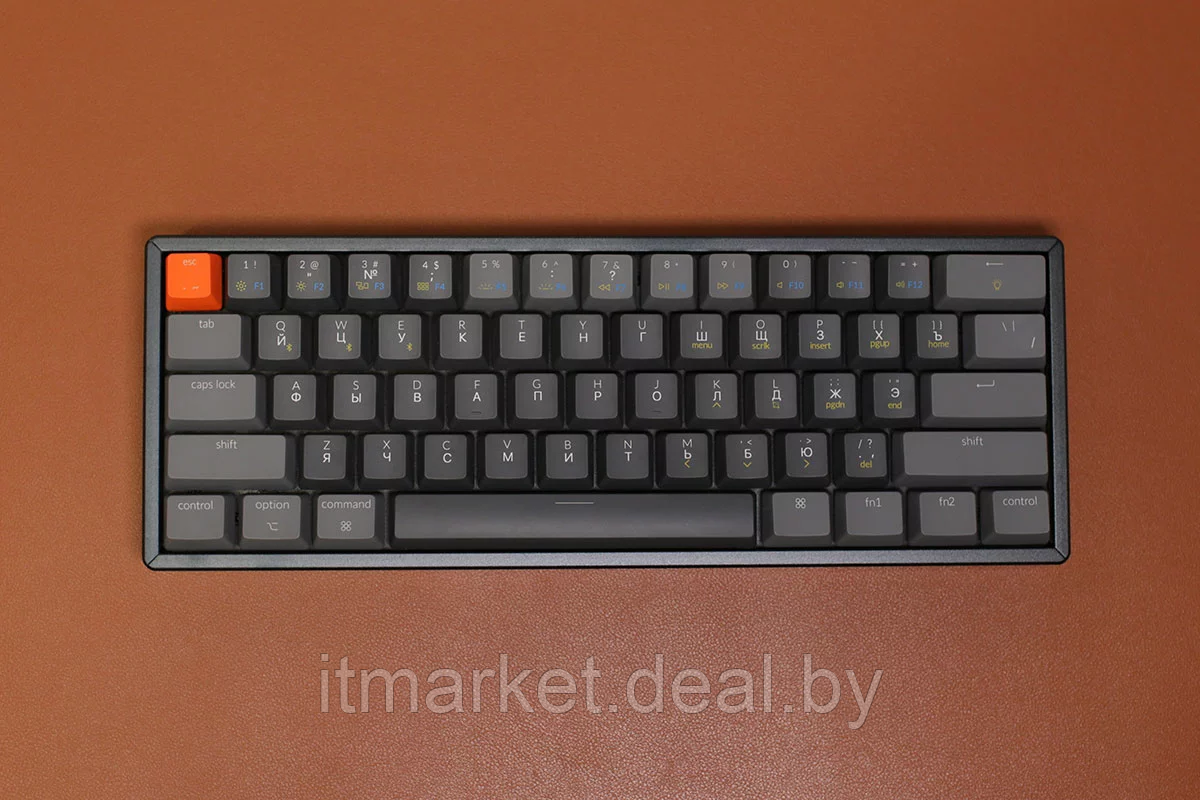 Клавиатура Keychron K12 (K12-B1-RU) (Gateron G pro Red Switch) Grey - фото 3 - id-p218664660