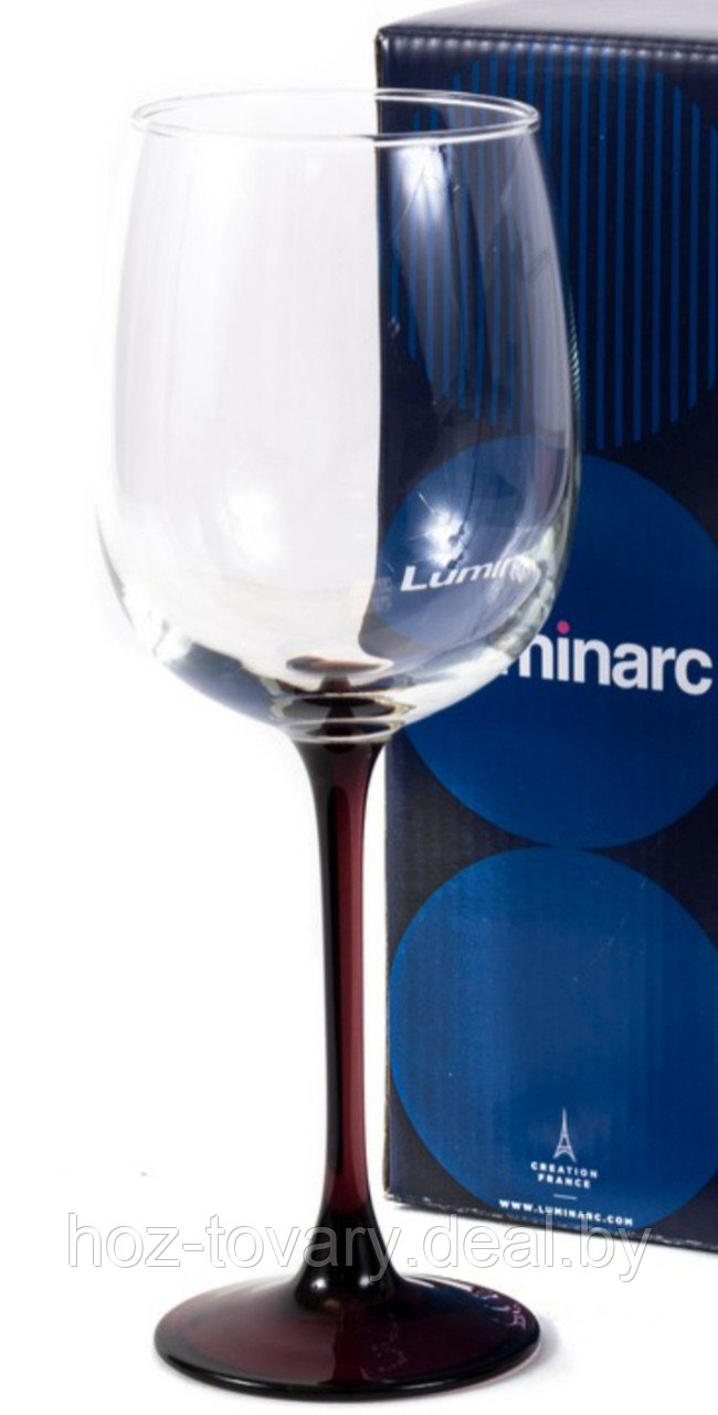 Набор бокалов для вина Люминарк Allegresse Lilac 300 мл 4 шт