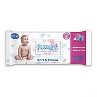 Салфетки влажные Paddlers Soft and Cream 120шт