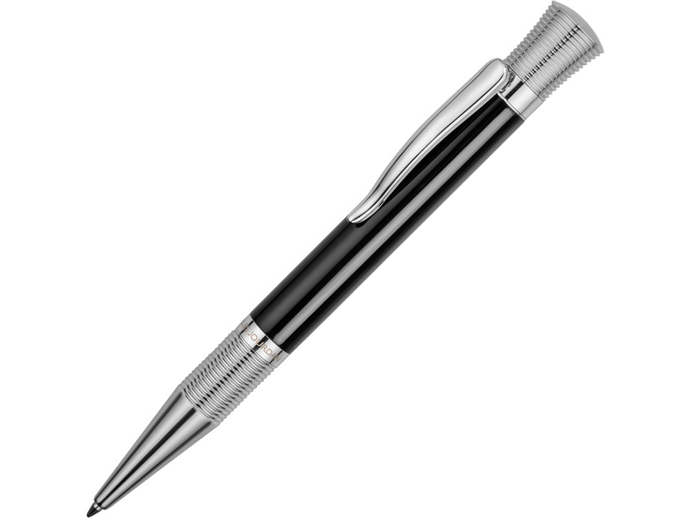 Ручка шариковая Charles Jourdan модель Eclipse в футляре, черный - фото 1 - id-p218668531