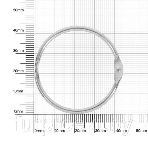 Кольцо разъемное Е 004 внутр d=38 мм (2,5 мм) никель роллинг