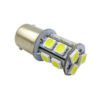 Светодиодная лампочка S022B T15/белый/(BAY15D) 13SMD 5050 12V 2 contact, коробка 2 шт.